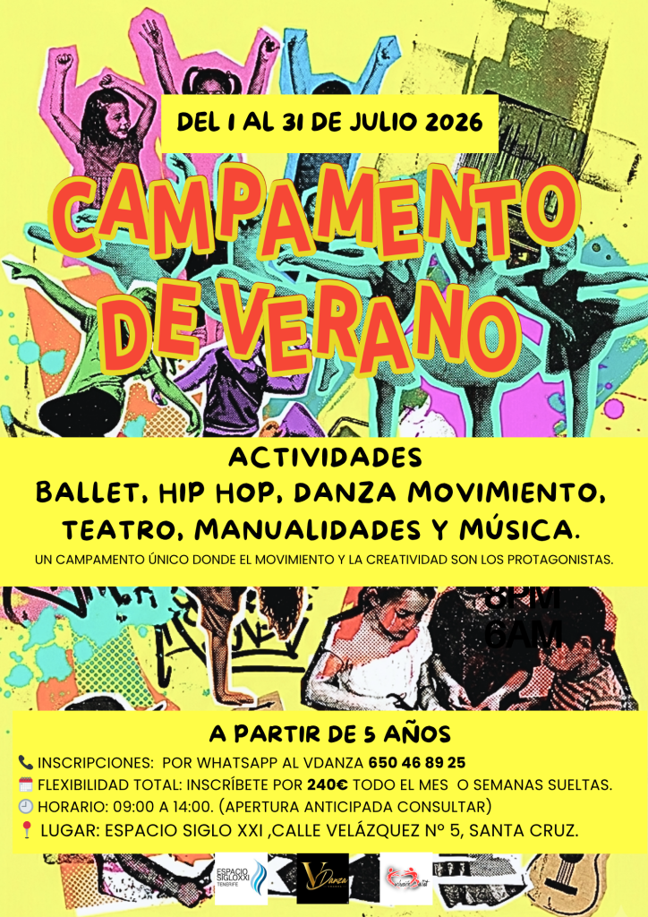 Campamento de Verano infantil Santa Cruz de Tenerife
